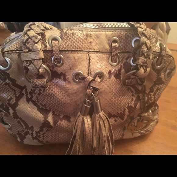 Michael Kors Python handbag - Picture 2 of 8